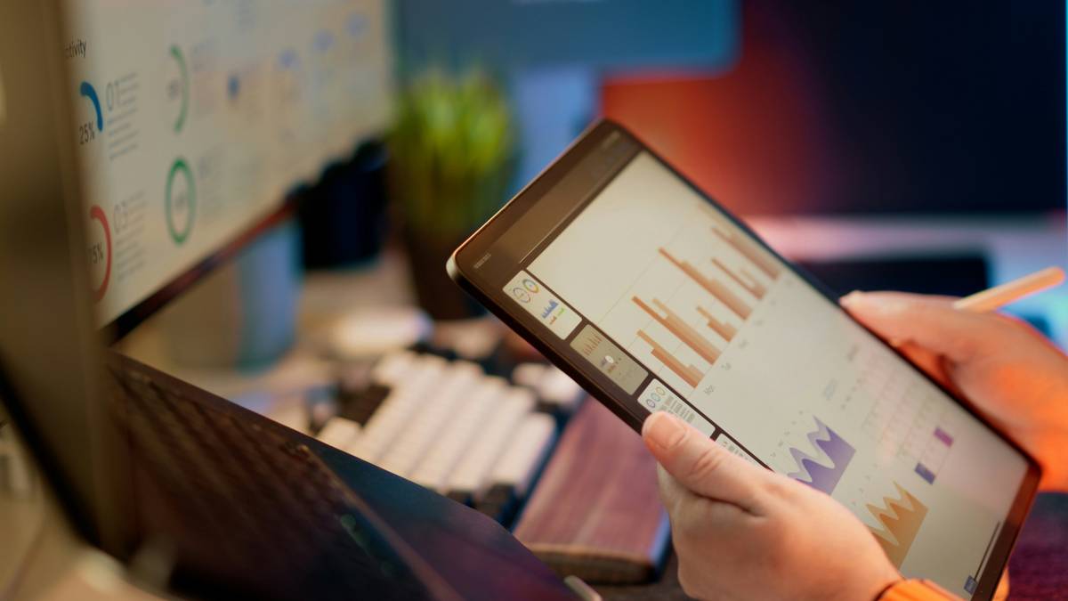 Dashboard showing revenue rental management analytics for vacation properties